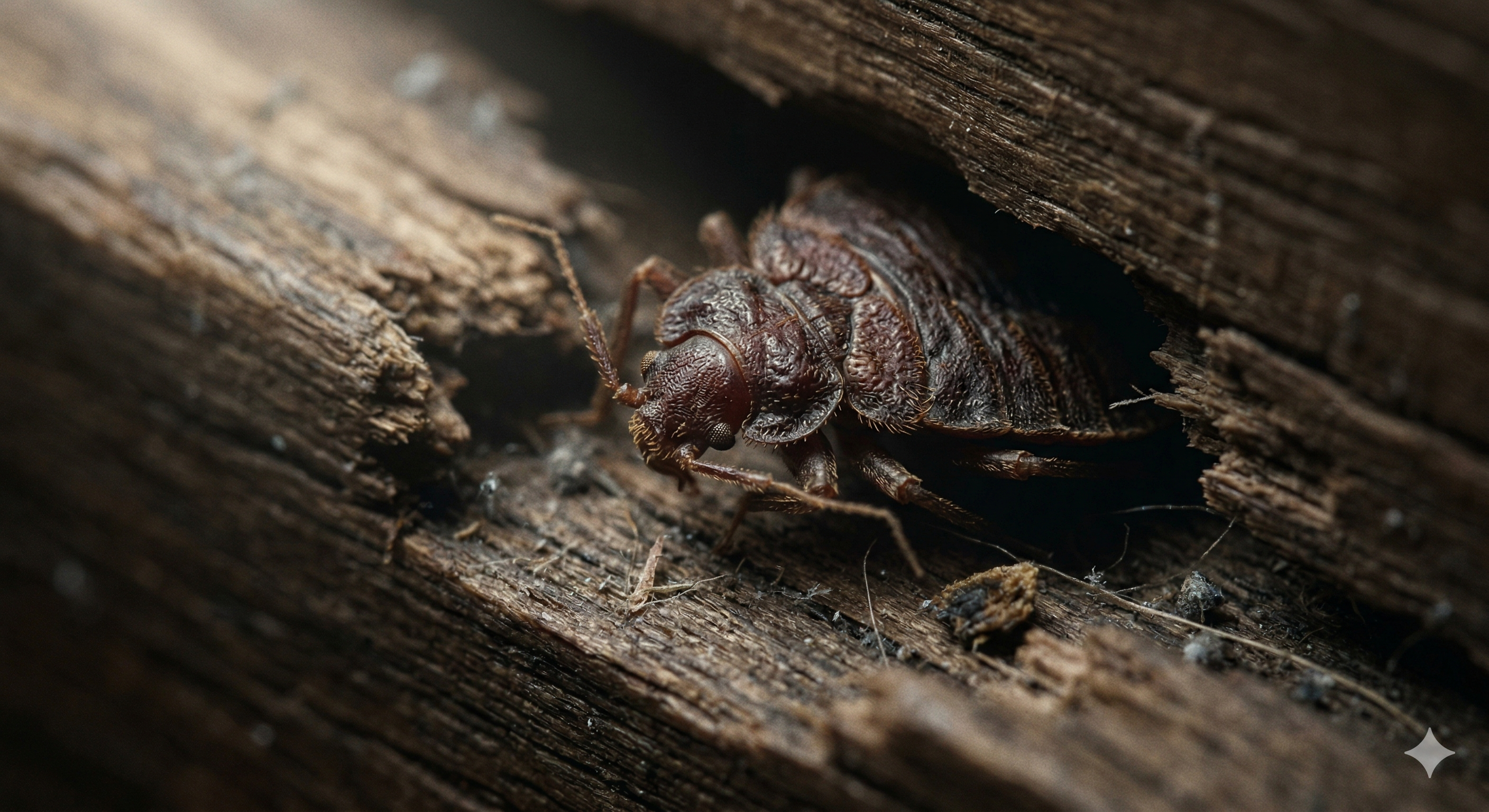 Análisis macro de exoesqueleto de chinche en estado de diapausa