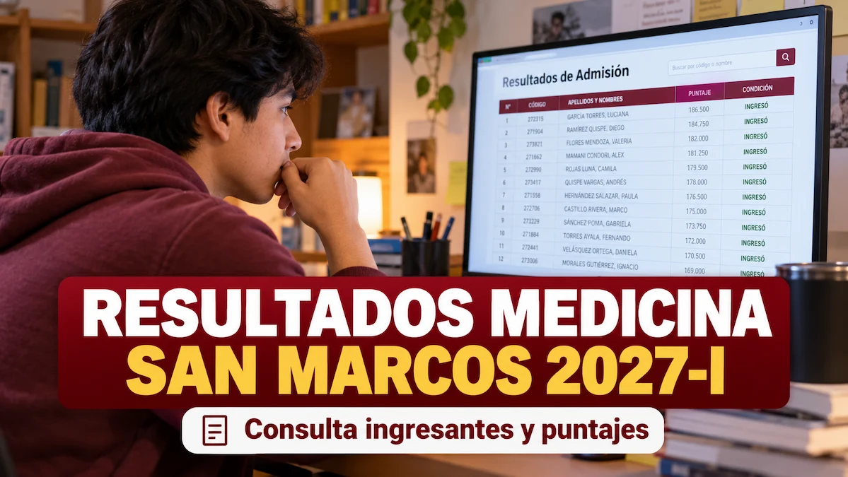 Resultados medicina san marcos i